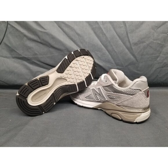 New Balance Kids 990 Sneakers PC990GY3 Suede Grey Silver Size 1.5 NEW NO BOX! - Picture 2 of 7